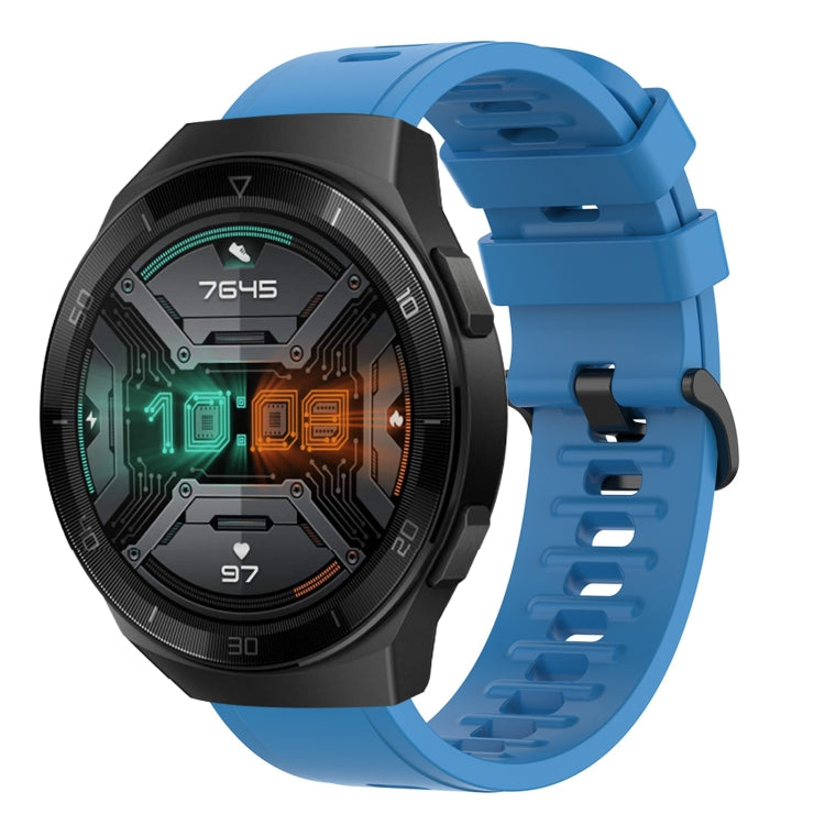 For Huawei Watch GT 2E 22mm Solid Color Soft Silicone Watch Band