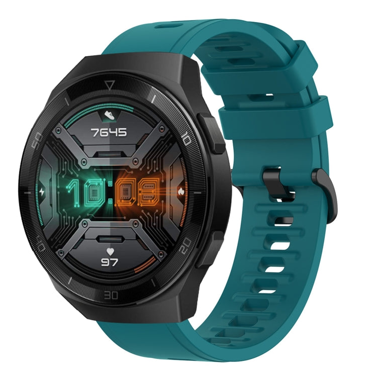 For Huawei Watch GT 2E 22mm Solid Color Soft Silicone Watch Band