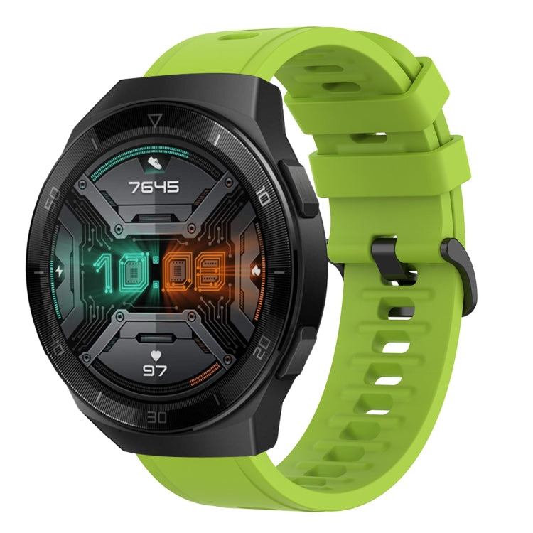 For Huawei Watch GT 2E 22mm Solid Color Soft Silicone Watch Band