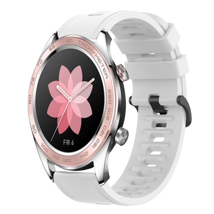 For Honor Watch Dream 22mm Solid Color Soft Silicone Watch Band