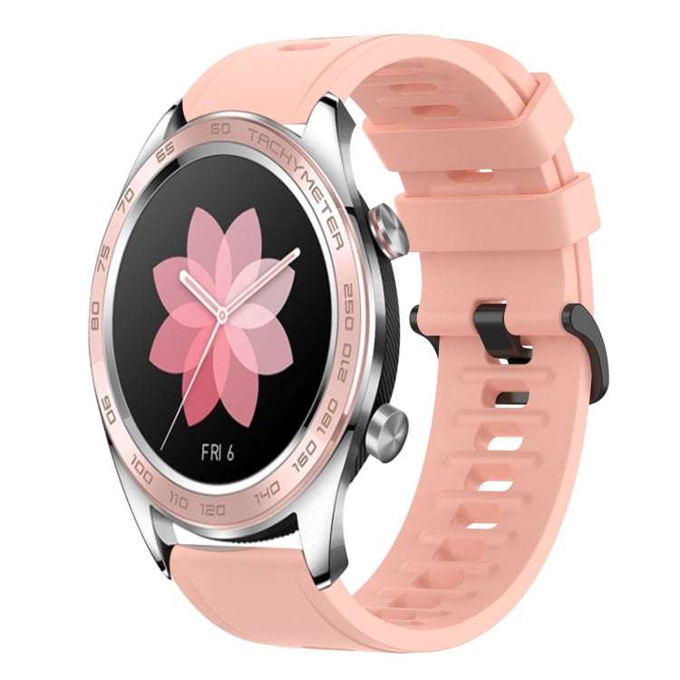 For Honor Watch Dream 22mm Solid Color Soft Silicone Watch Band