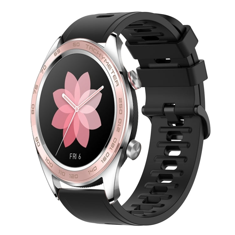 For Honor Watch Dream 22mm Solid Color Soft Silicone Watch Band