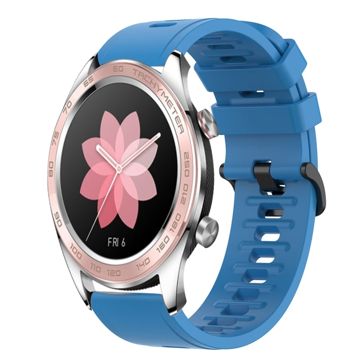 For Honor Watch Dream 22mm Solid Color Soft Silicone Watch Band
