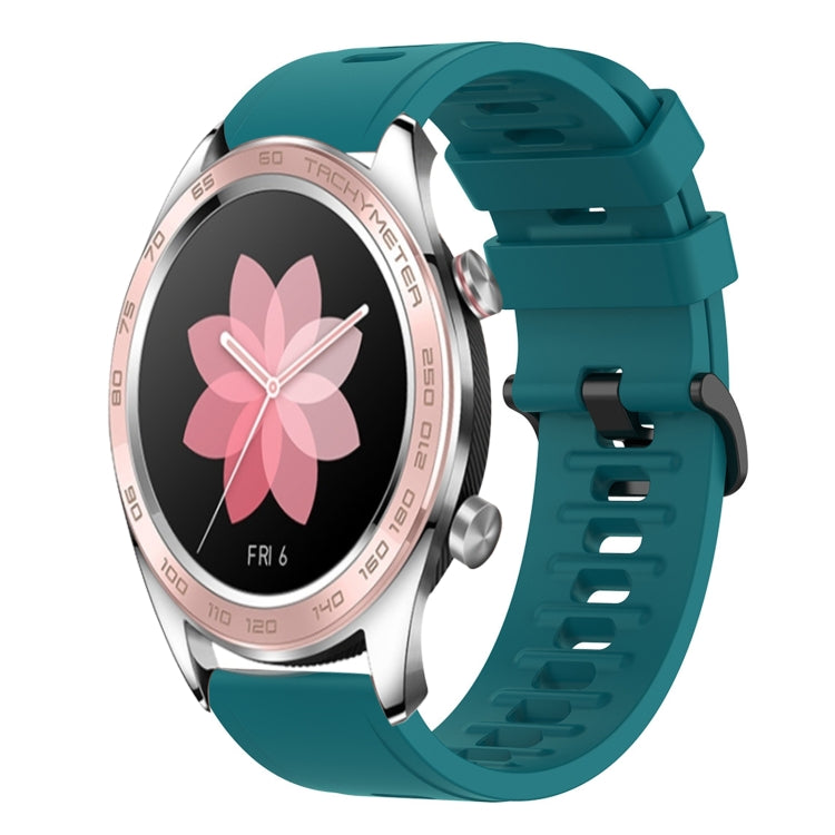 For Honor Watch Dream 22mm Solid Color Soft Silicone Watch Band