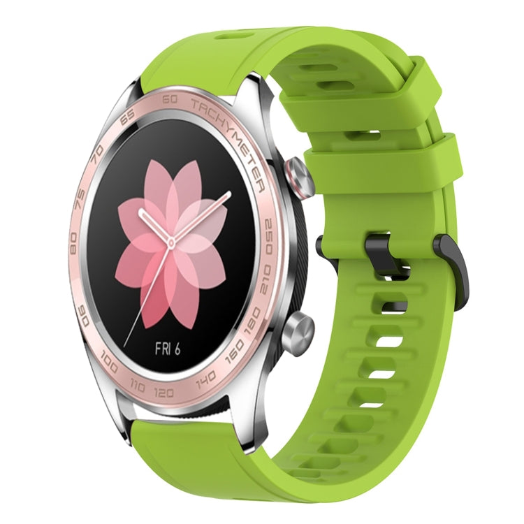 For Honor Watch Dream 22mm Solid Color Soft Silicone Watch Band
