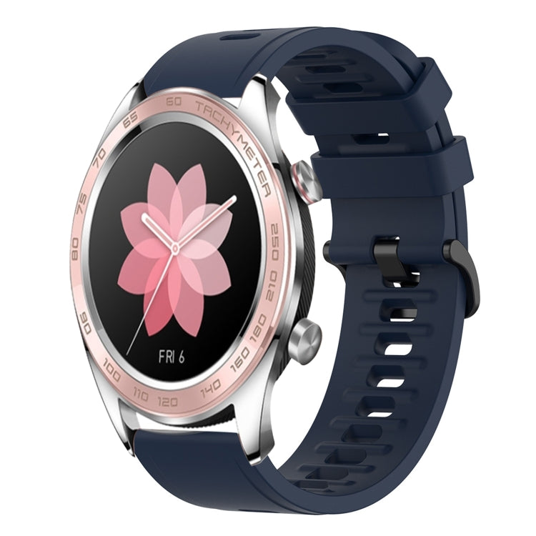 For Honor Watch Dream 22mm Solid Color Soft Silicone Watch Band