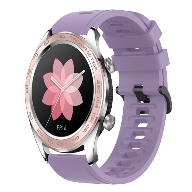For Honor Watch Dream 22mm Solid Color Soft Silicone Watch Band