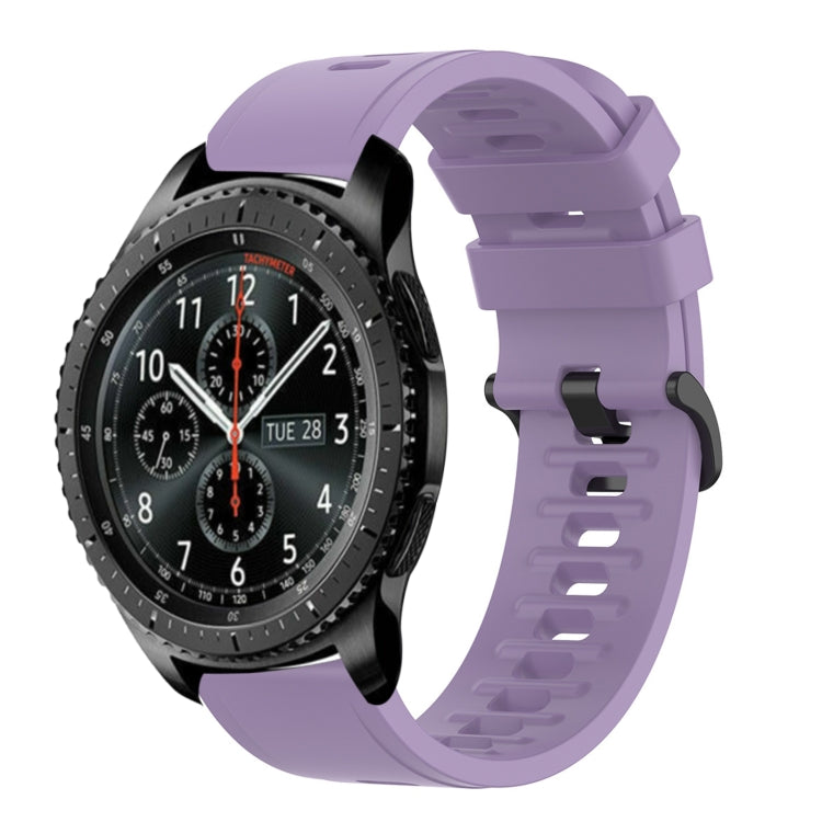 For Samsung Gear S3 Frontier 22mm Solid Color Soft Silicone Watch Band