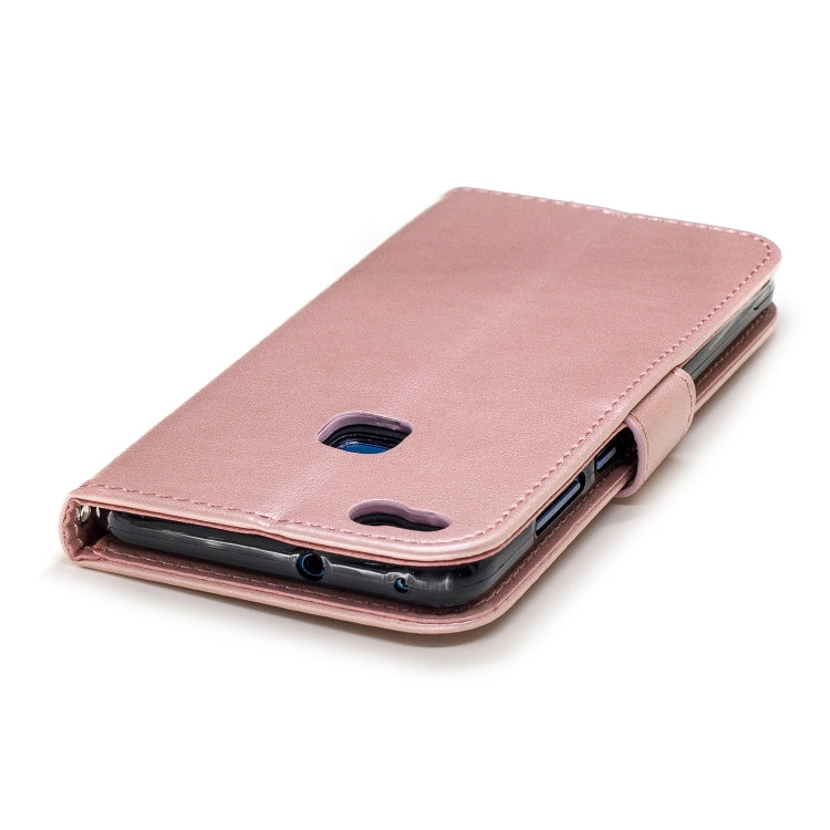 Plum Blossom Pattern Diamond Encrusted Leather Case for Huawei P10 Lite ,with Holder & Card Slots