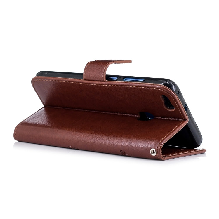 Plum Blossom Pattern Diamond Encrusted Leather Case for Huawei P10 Lite ,with Holder & Card Slots