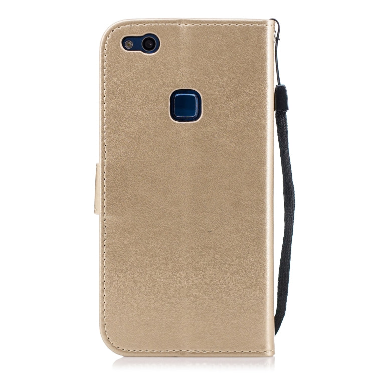 Plum Blossom Pattern Diamond Encrusted Leather Case for Huawei P10 Lite ,with Holder & Card Slots