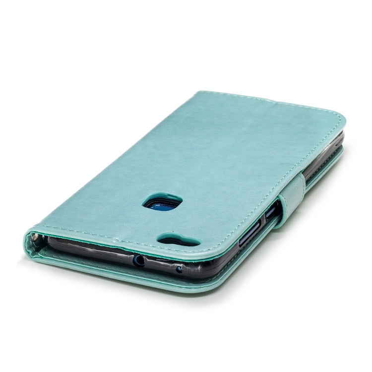 Plum Blossom Pattern Diamond Encrusted Leather Case for Huawei P10 Lite ,with Holder & Card Slots