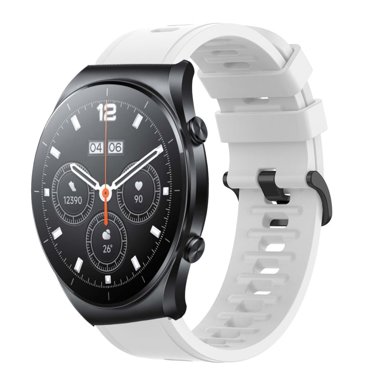 For Xiaomi MI Watch S1 22mm Solid Color Soft Silicone Watch Band