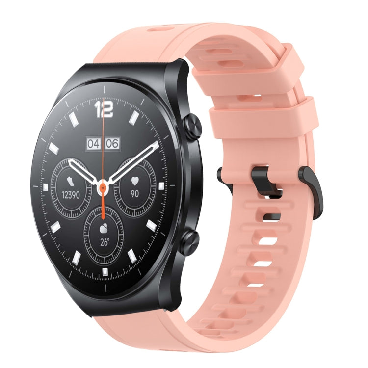 For Xiaomi MI Watch S1 22mm Solid Color Soft Silicone Watch Band