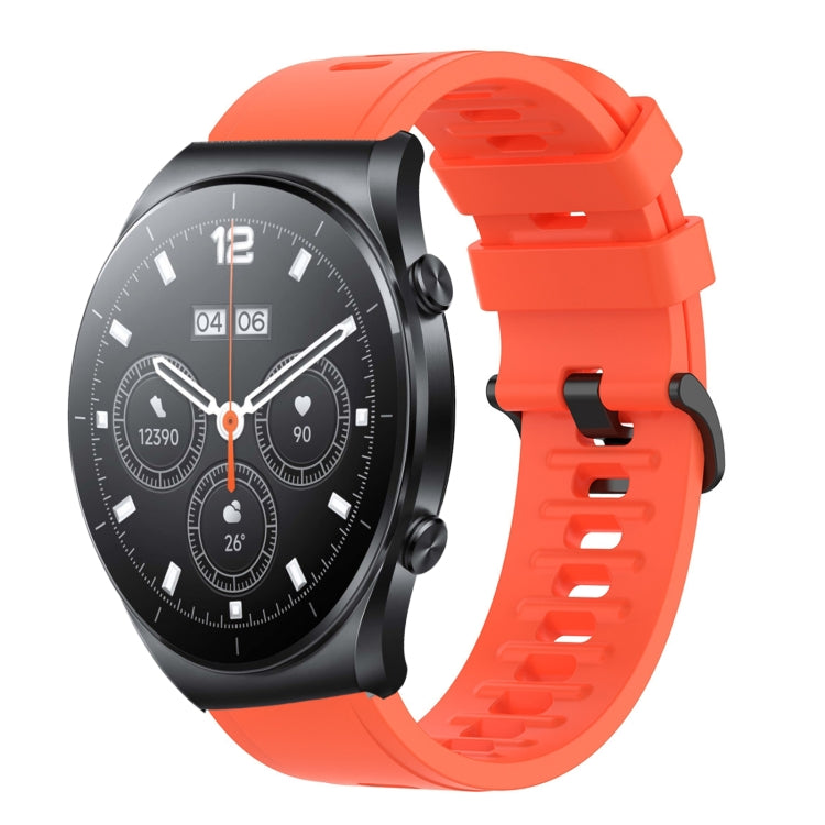 For Xiaomi MI Watch S1 22mm Solid Color Soft Silicone Watch Band