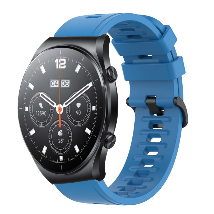 For Xiaomi MI Watch S1 22mm Solid Color Soft Silicone Watch Band