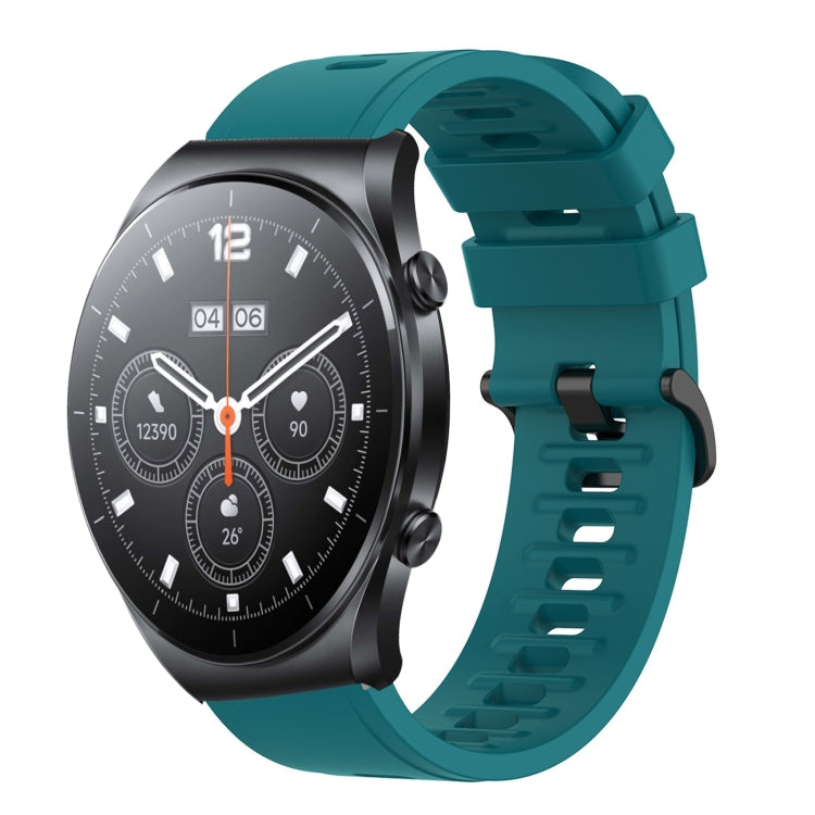 For Xiaomi MI Watch S1 22mm Solid Color Soft Silicone Watch Band