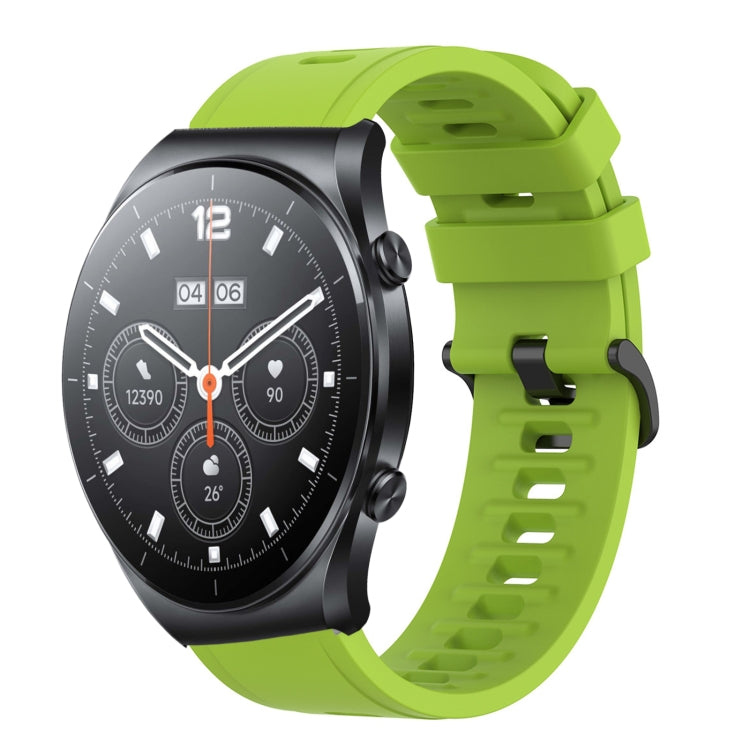 For Xiaomi MI Watch S1 22mm Solid Color Soft Silicone Watch Band