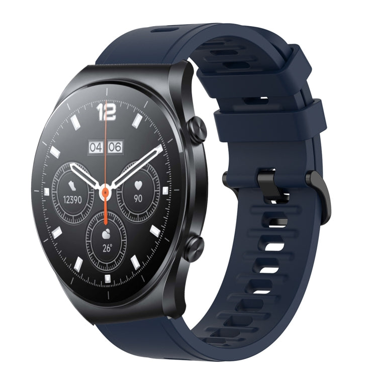 For Xiaomi MI Watch S1 22mm Solid Color Soft Silicone Watch Band