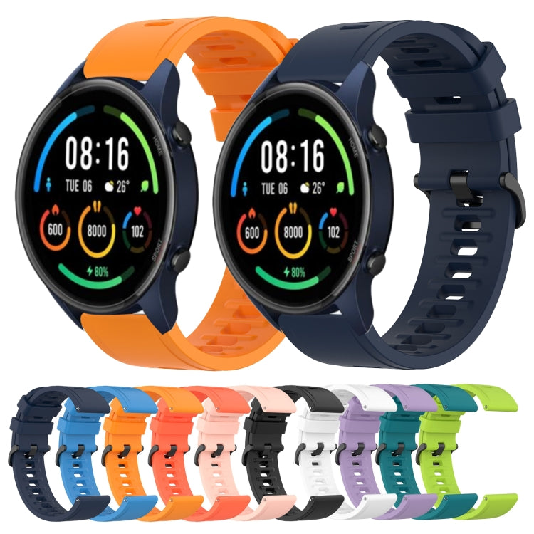 For Xiaomi MI Watch Sport 22mm Solid Color Soft Silicone Watch Band