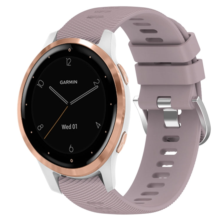 For Garminmove3S 18mm Solid Color Silicone Watch Band