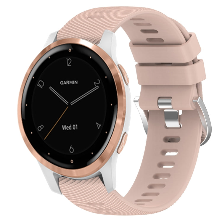 For Garminmove3S 18mm Solid Color Silicone Watch Band