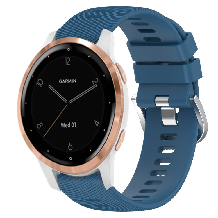 For Garminmove3S 18mm Solid Color Silicone Watch Band