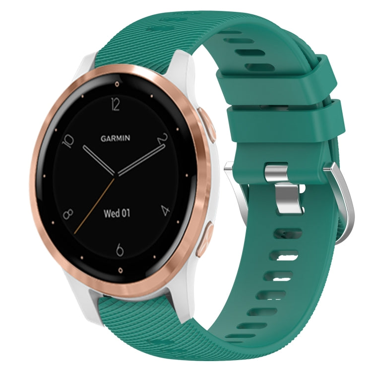 For Garminmove3S 18mm Solid Color Silicone Watch Band