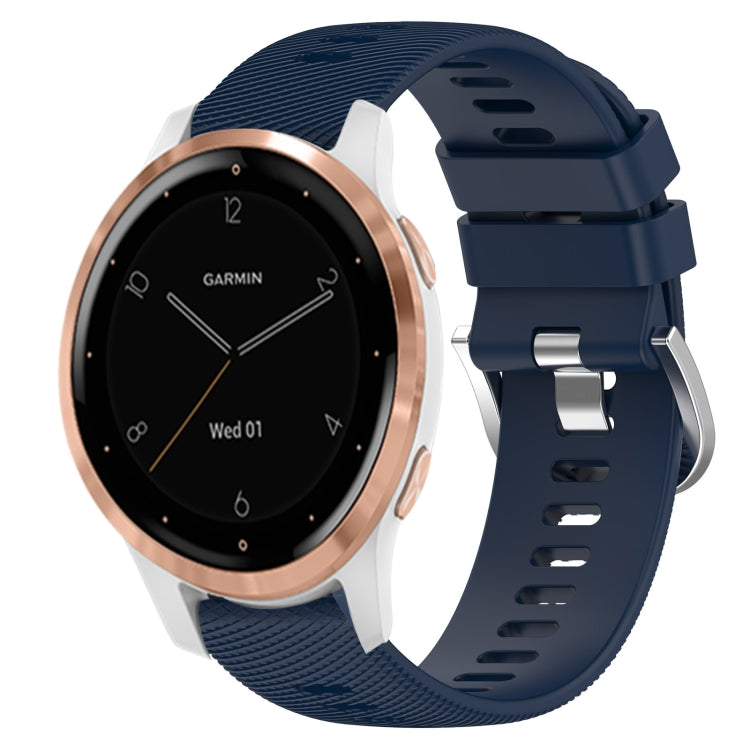 For Garminmove3S 18mm Solid Color Silicone Watch Band