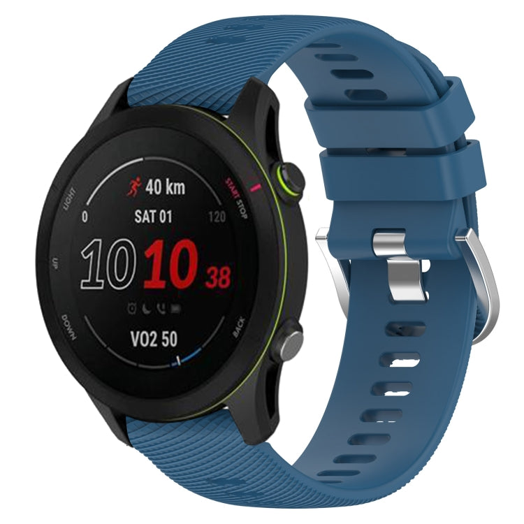 For GarminActive S 18mm Solid Color Silicone Watch Band