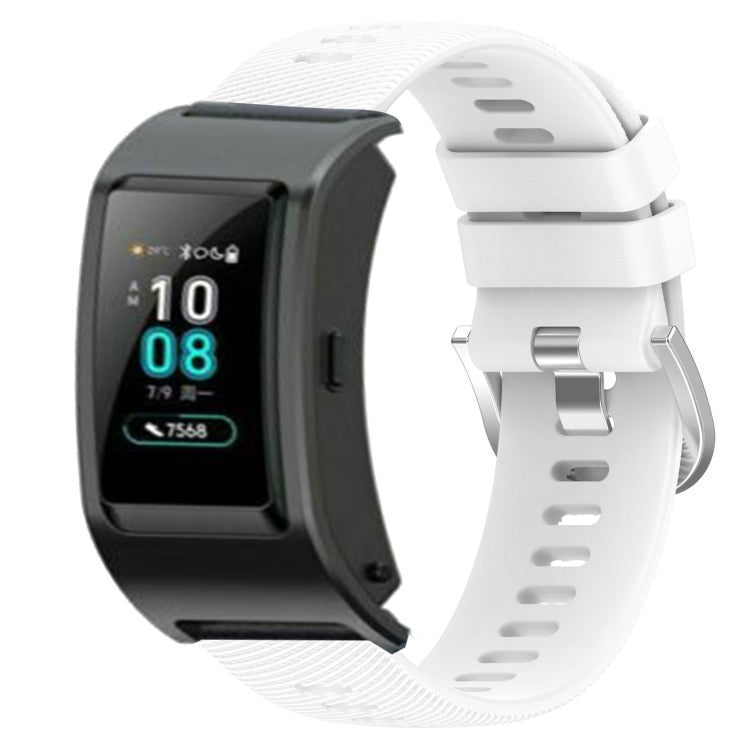 For Huawei Band B5 18mm Solid Color Silicone Watch Band