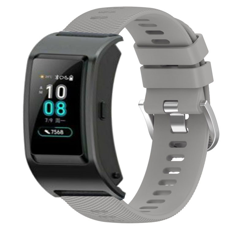 For Huawei Band B5 18mm Solid Color Silicone Watch Band
