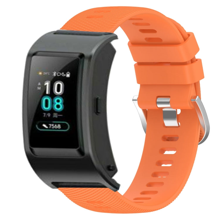 For Huawei Band B5 18mm Solid Color Silicone Watch Band