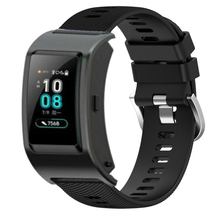 For Huawei Band B5 18mm Solid Color Silicone Watch Band