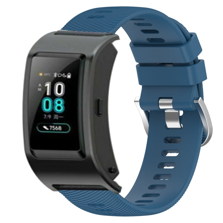 For Huawei Band B5 18mm Solid Color Silicone Watch Band