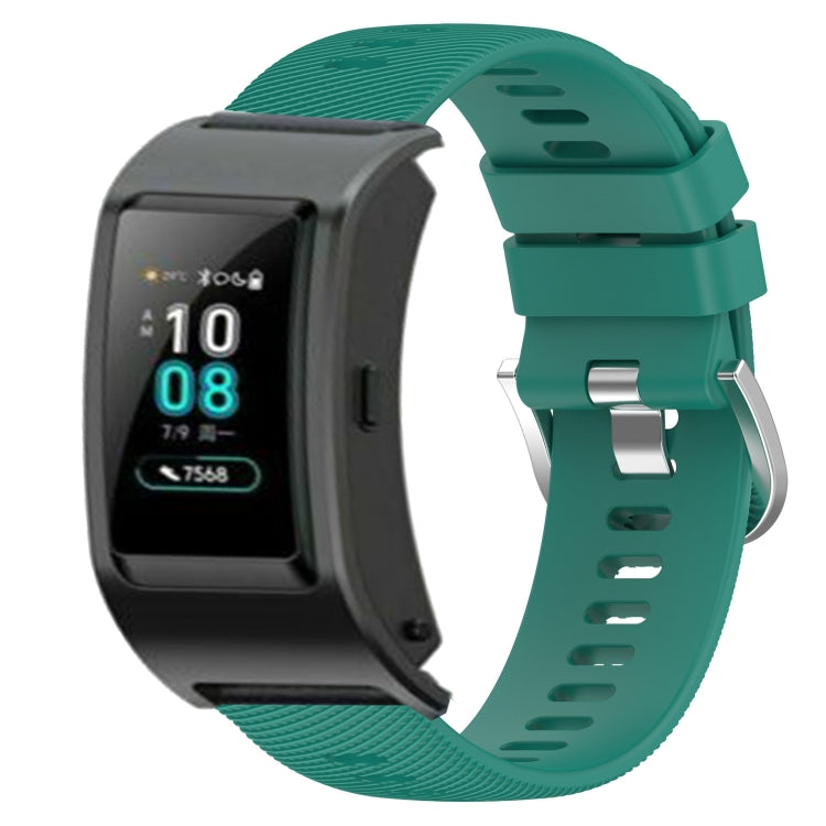 For Huawei Band B5 18mm Solid Color Silicone Watch Band