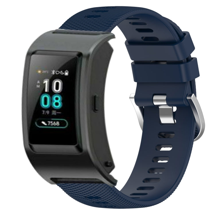 For Huawei Band B5 18mm Solid Color Silicone Watch Band
