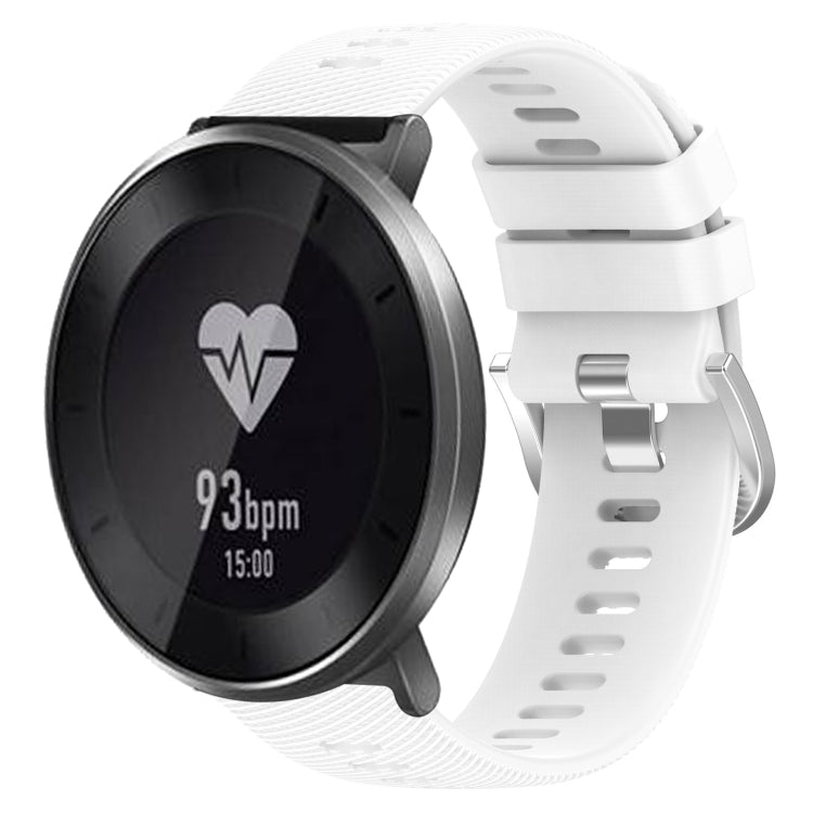 For Honor S1 18mm Solid Color Silicone Watch Band