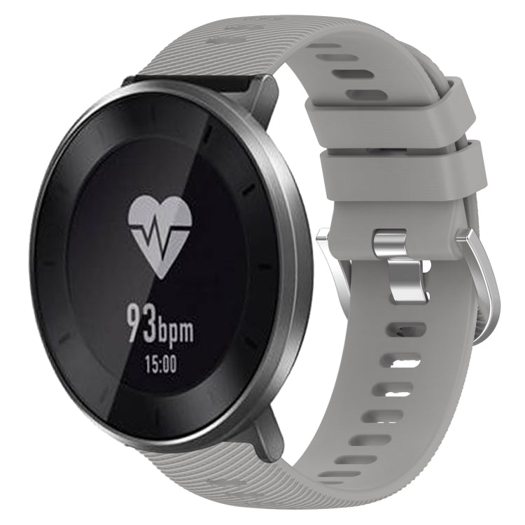 For Honor S1 18mm Solid Color Silicone Watch Band