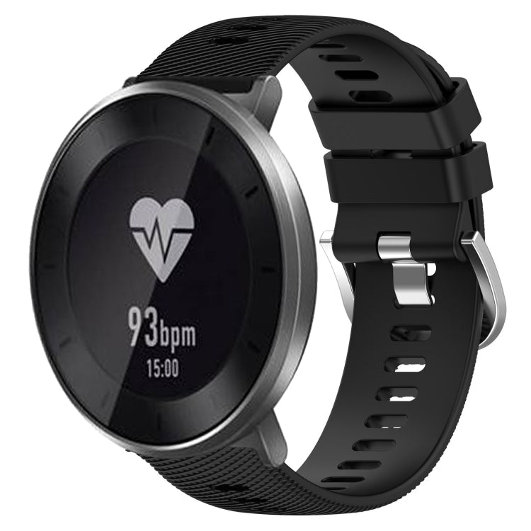 For Honor S1 18mm Solid Color Silicone Watch Band