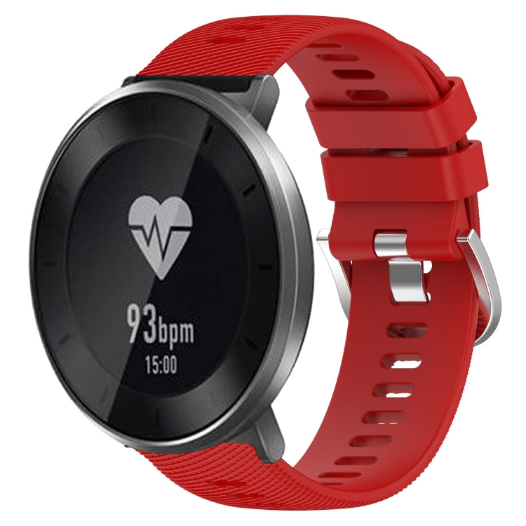 For Honor S1 18mm Solid Color Silicone Watch Band
