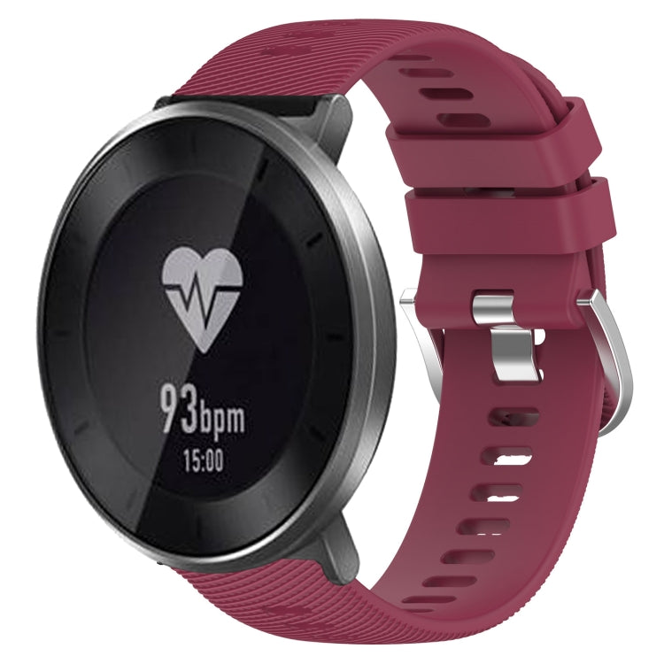 For Honor S1 18mm Solid Color Silicone Watch Band