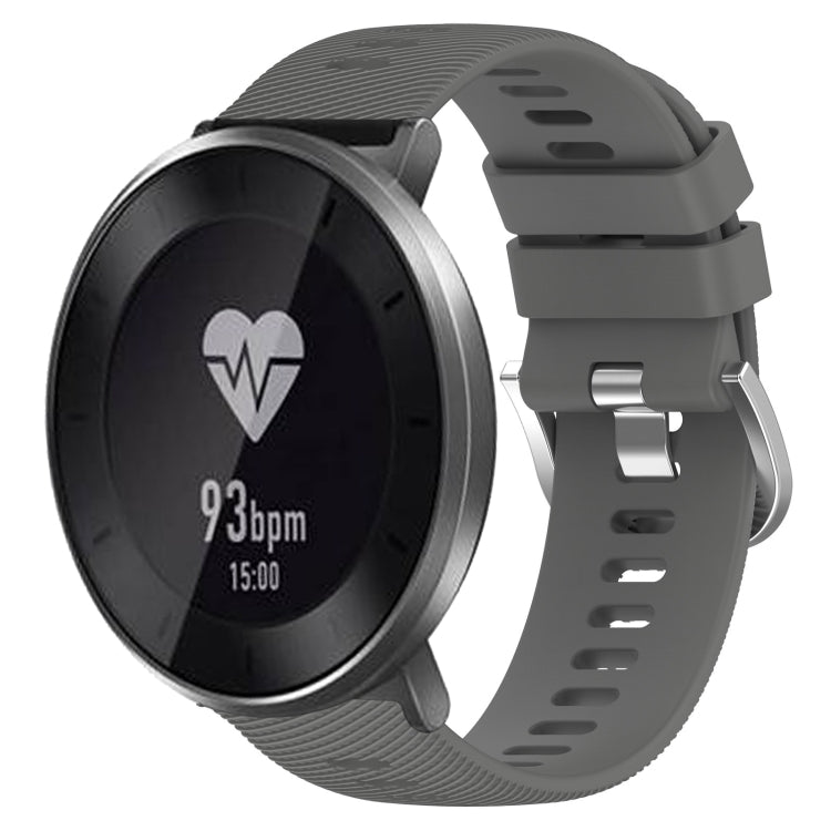 For Honor S1 18mm Solid Color Silicone Watch Band