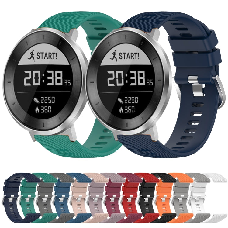 For Honor S1 18mm Solid Color Silicone Watch Band