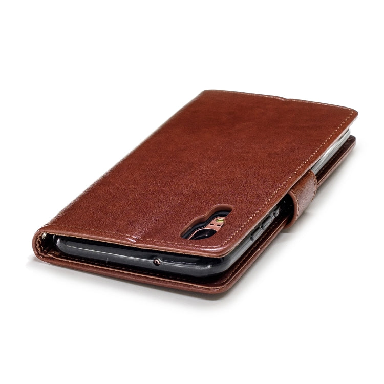 Plum Blossom Pattern Diamond Encrusted Leather Case for Huawei P20 ,with Holder & Card Slots