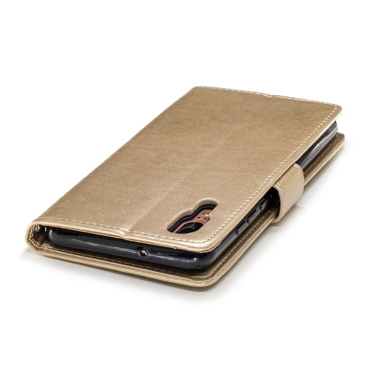 Plum Blossom Pattern Diamond Encrusted Leather Case for Huawei P20 ,with Holder & Card Slots