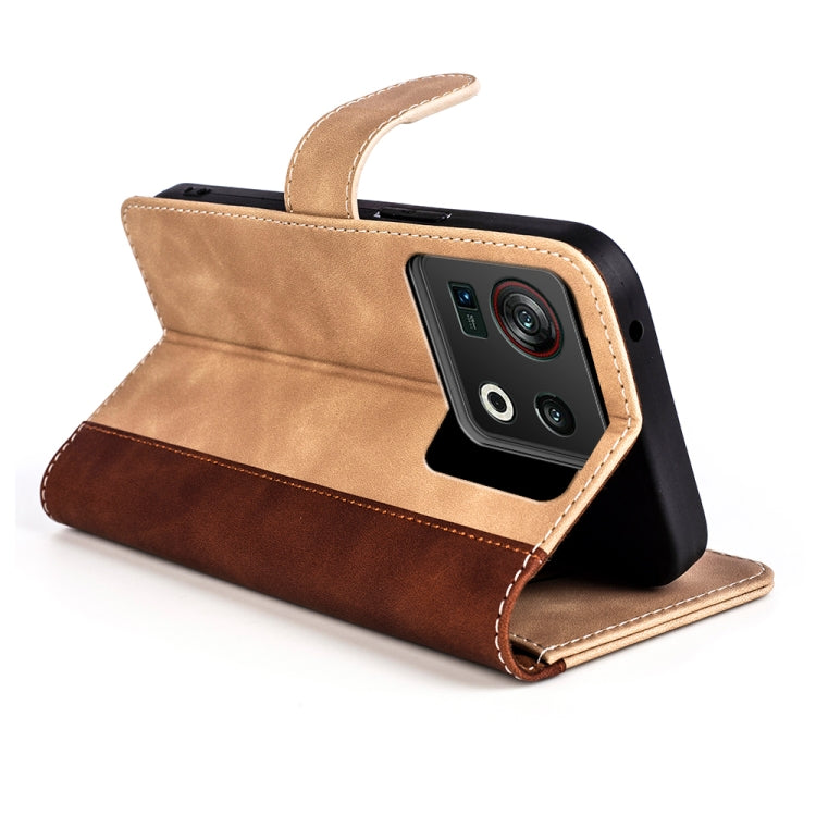 For ZTE Nubia Z40S Pro Stitching Horizontal Flip Leather Phone Case