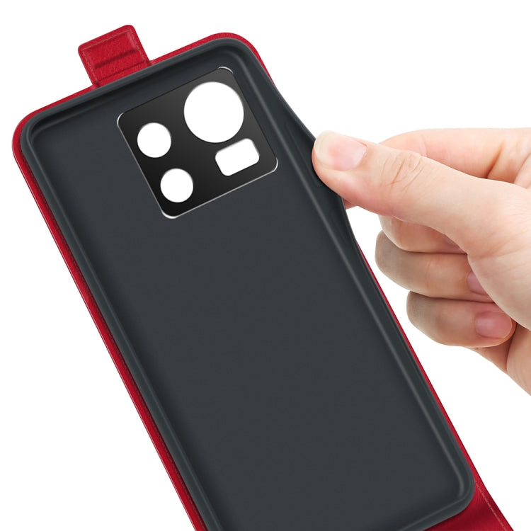 For ZTE Nubia Z40S Pro R64 Texture Single Vertical Flip Leather Phone Case