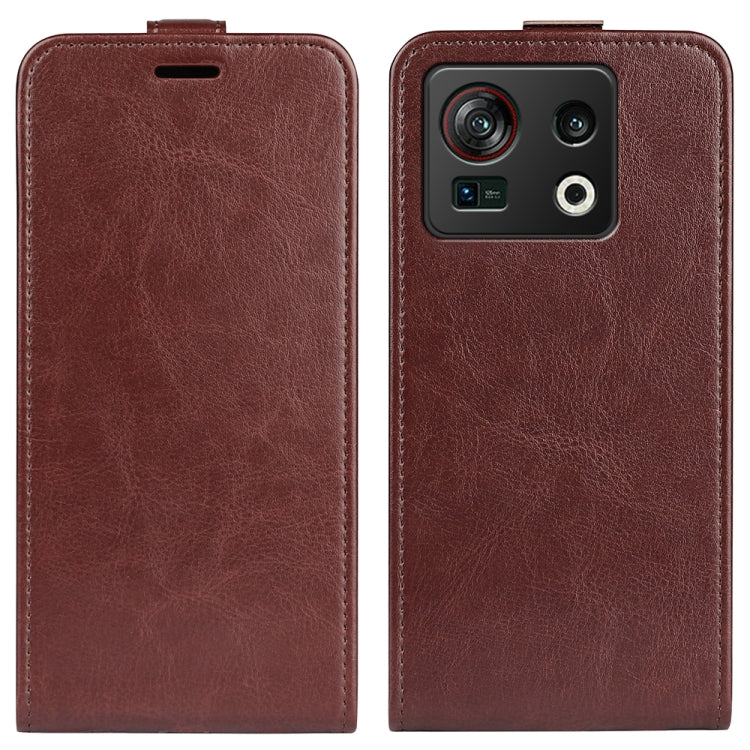 For ZTE Nubia Z40S Pro R64 Texture Single Vertical Flip Leather Phone Case