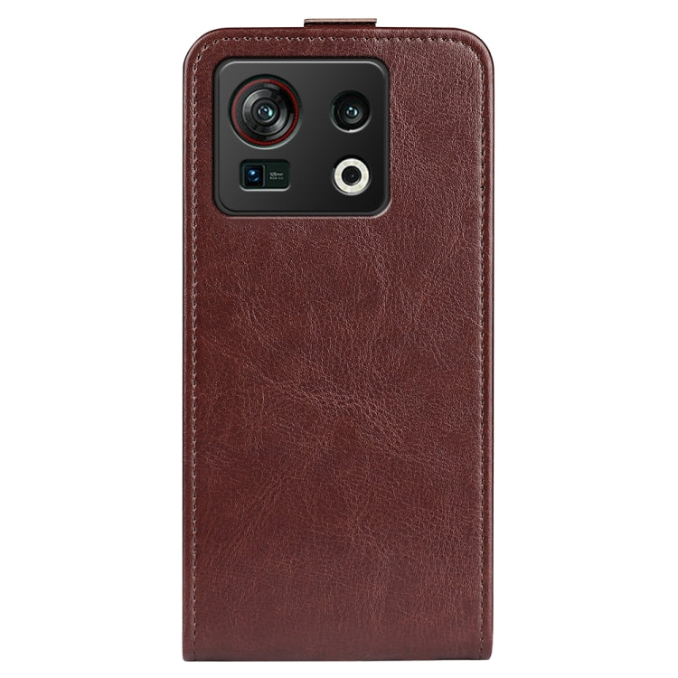 For ZTE Nubia Z40S Pro R64 Texture Single Vertical Flip Leather Phone Case